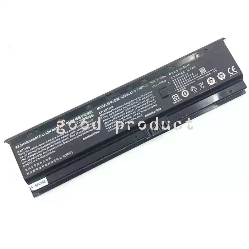 NB50BAT-6 Laptop Battery For SHINELON HUIMIEZHE DD2 For CLEVO NB50TK1 NB50TJ1 NB50TL NB50TZ NB60TA