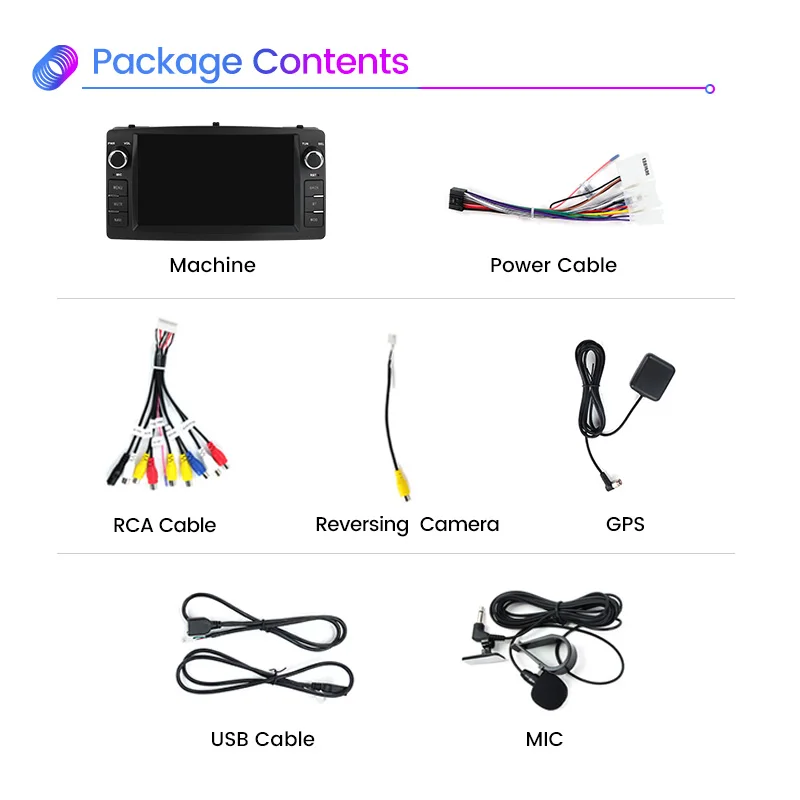أندرويد 13 راديو السيارة لتويوتا كورولا E120 2003-2006 BYD F3 Carplay مشغل وسائط متعددة 2 Din Autoaudio رئيس وحدة الملاحة لتحديد المواقع