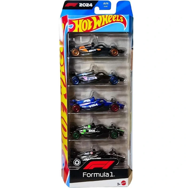 Hot Wheels Car 2025 5PK Race Team F1 Formula1 JBJ78 1/64 Collection Diecast Vehicle Model Toys Gift