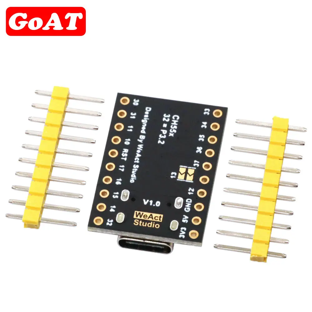 CH552 Mini Core Board Learning Development WCH MCS51 Arduino DIP20 TSSOP20 For Arduino 51 Minimum System Board Type-C