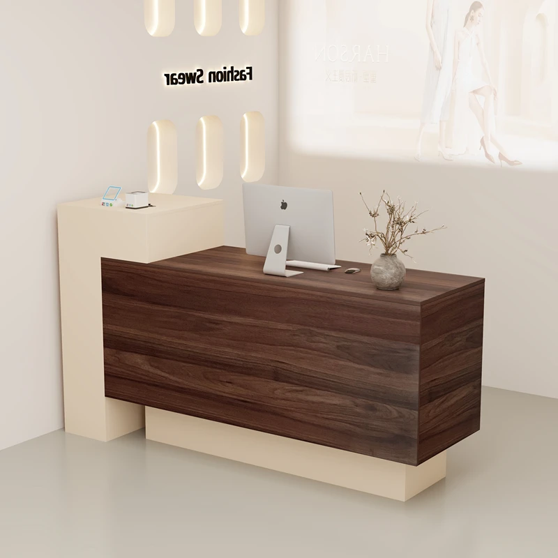

Classic Luxury Bar Counter Modern Simple Storage Senior Reception Desk Nordic Commercial Toonbank Winkel Commercial Furniture