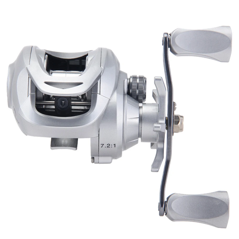 

Lowprofile Baitcasting Fishing Reels Fishing Tackle Right / Left Handed Gear Ratio 7.2:1 Casting Reel Metal Body For Outdoor Fis