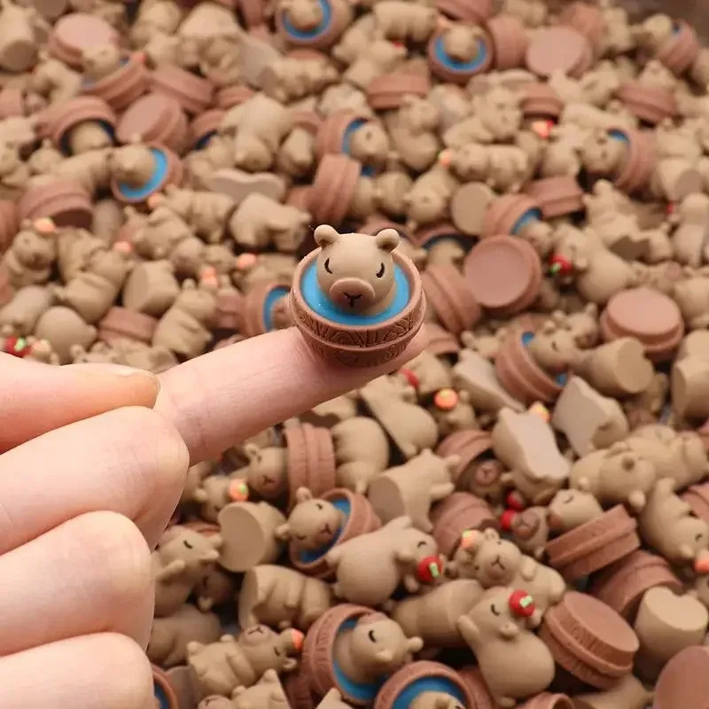 3D Capybara Figurines Capybara Party Favors Cute Animal DIY Ornament Supplies for Kids Capybara Home Decoration Ornament