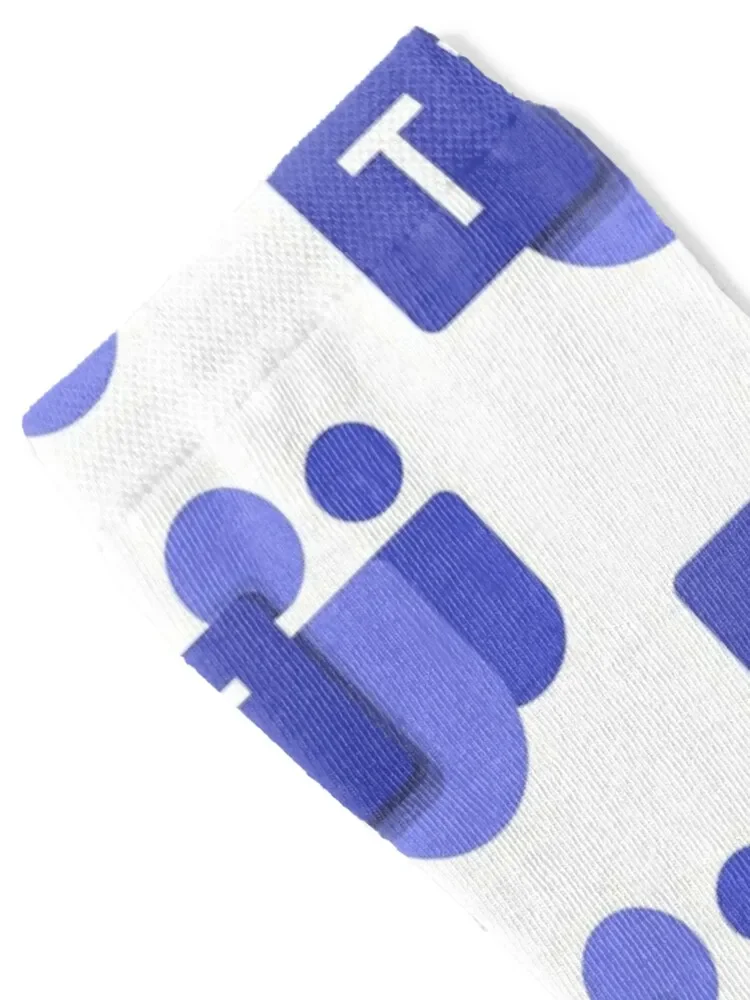 Microsoft teams blue logo Socks soccer anti-slip football Stockings man Socks For Girls Men's