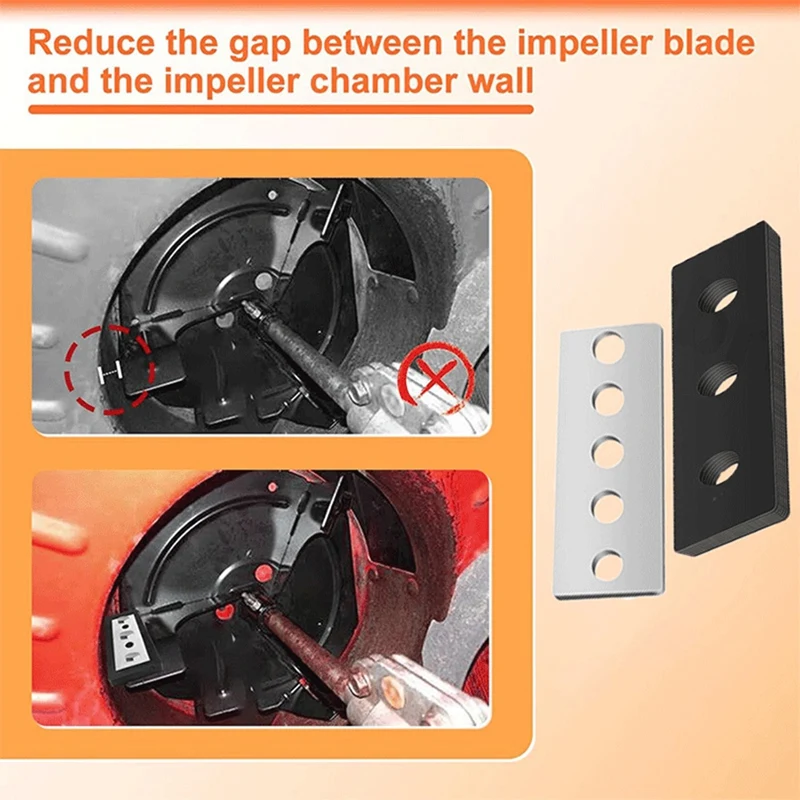 AT19-Universal Snow Blower Impeller Modification Kit Compatible With Modifies 2-Stage Machine Snow Blower