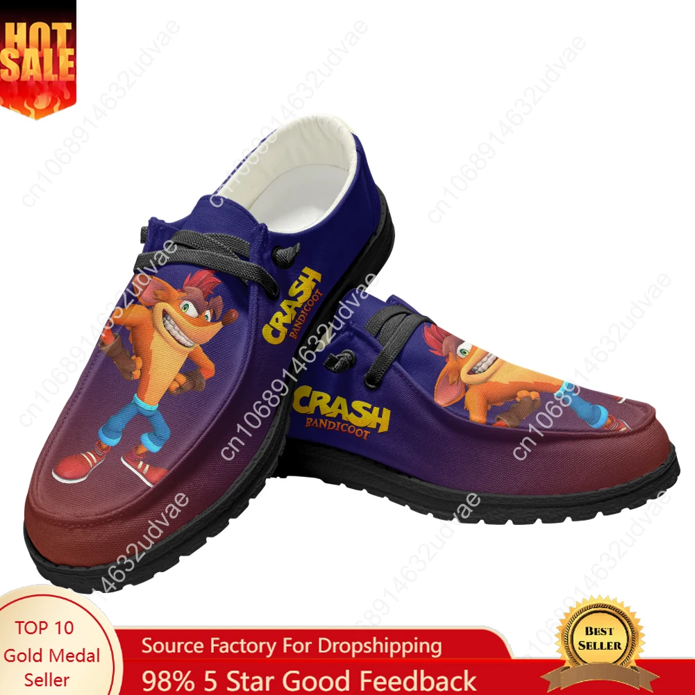 

Crash Bandicoot Casual Shoes Flat Shoe Men Woman Breathable Casual Indoor Outdoor Lightweight Footwear Couple Custom Made Shoe