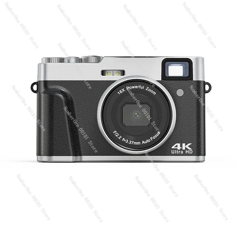 

Portable 4K Retro Digital Camera Entry-Level DSLR Mirrorless Camera Compact Vlog Selfie CameraHigh-DefinitionTravelVideoRecorder