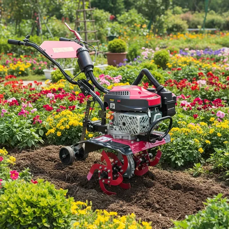 High Productivity Agricultural Mini Tiller Micro Vertical Axis Cultivator with Core Gearbox Motor Engine Components