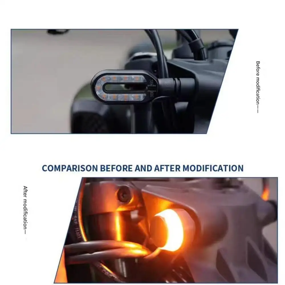 Suitable for retro mini LED turn signals, front turn signals, and external turn signals for VOGE CU525. (Wuji CU525 parts)