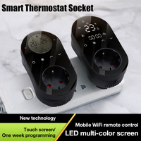 Tuya WiFi Thermostat Socket Smart Temperature Controller 16A 220V Temp Switch  EU Plug Thermostat for Household
