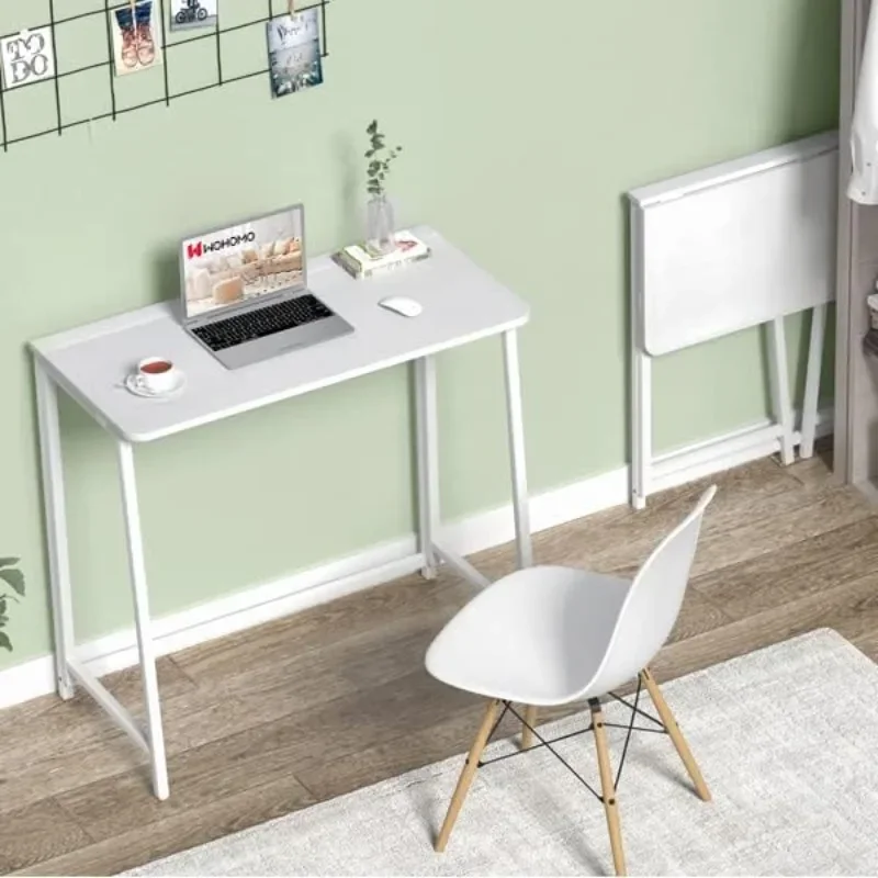 

AODK Laptop Desk Small Table, Computer Desk with Power Outlet and USB and Type-C Charging Ports,Inch Small Desk for Small Spaces