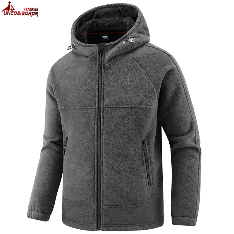 

Thick Hooded Softshell Military Winter Jacket Windproof Ski Hiking Outdoor Warm Autumn Camping Coats Fleece Parkas Men Clothing