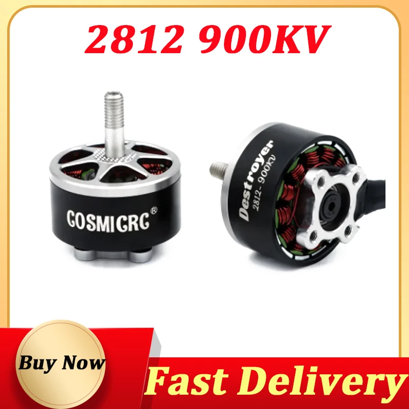 COSMICRC Destroyer 2812 V3 900KV / 1115KV Brushless Motor 4-6S  7-9inch Propeller for RC FPV Drone