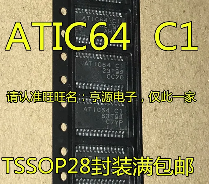 Free shipping  ATIC64 C1 ATIC64C1  AT1C64 C1  TSSOP28    5PCS