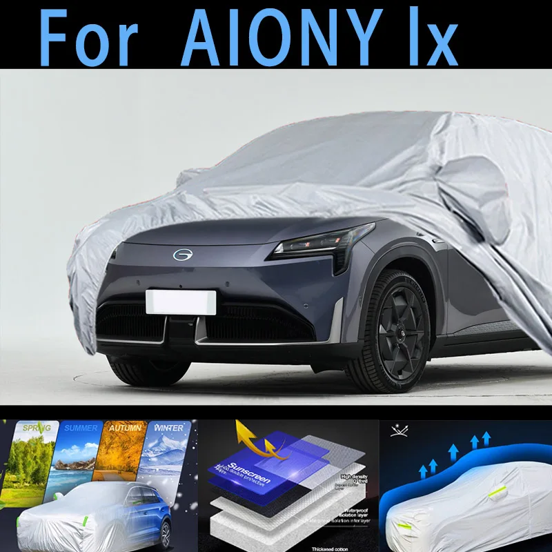 

For AIONY lx Outdoor Protection Full Car Covers Snow Cover Sunshade Waterproof Dustproof Exterior Car cover protection