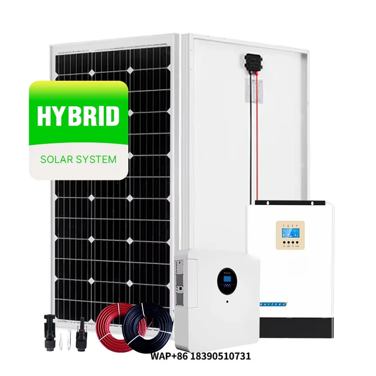 Solar hybrid inverter complete set of 10kw 20kw solar photovoltaic energy conversion system solar panel grid connection system