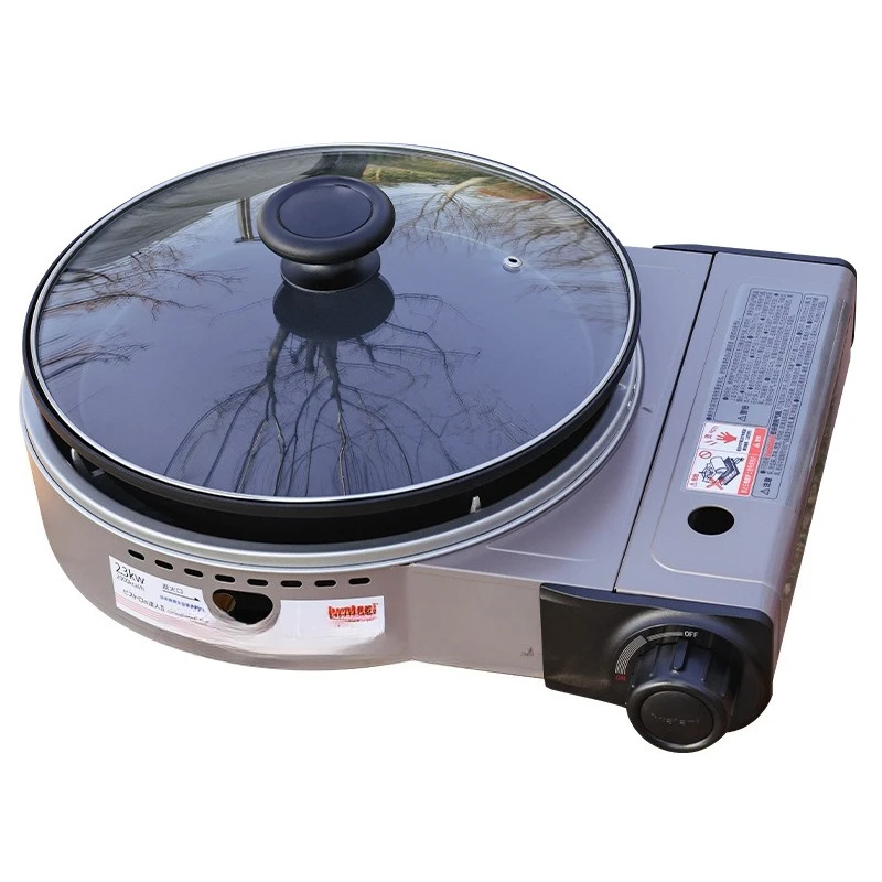 

ZGP-2 Portable Cass Baking Pan Gas Stove Card Magnetic Stove Outdoor