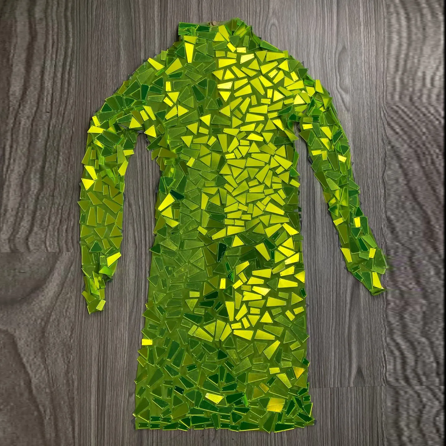 2025 카니발 여성 거울 의상 긴 소매 슬리밍 드레스 축제 축하 정장 파티 쇼 스커트 여성 의상