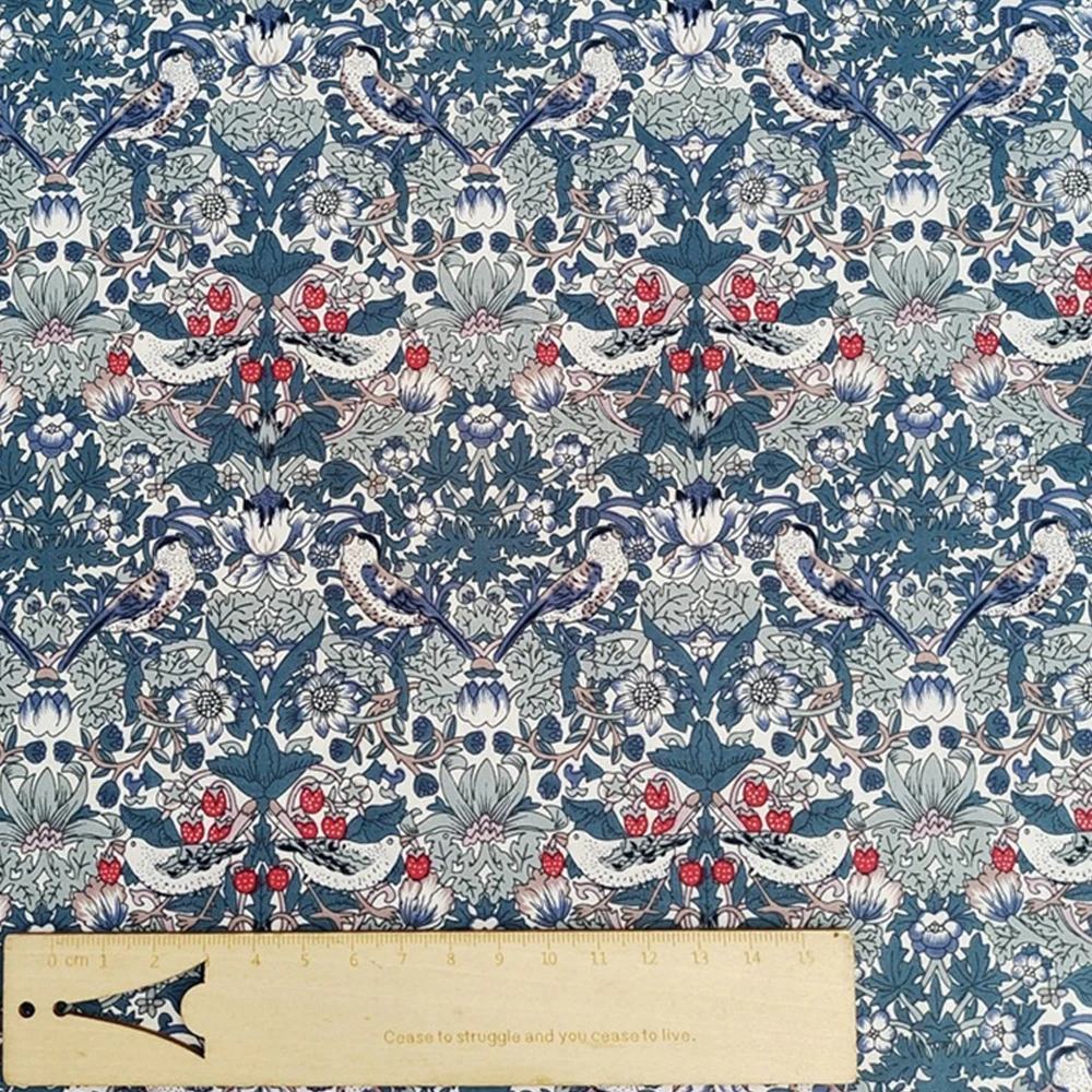 1M/3M/5M/10M Liberty London Cotton Fabric - 100% Pure Cotton for Sewing & Home Textiles (by Meter)