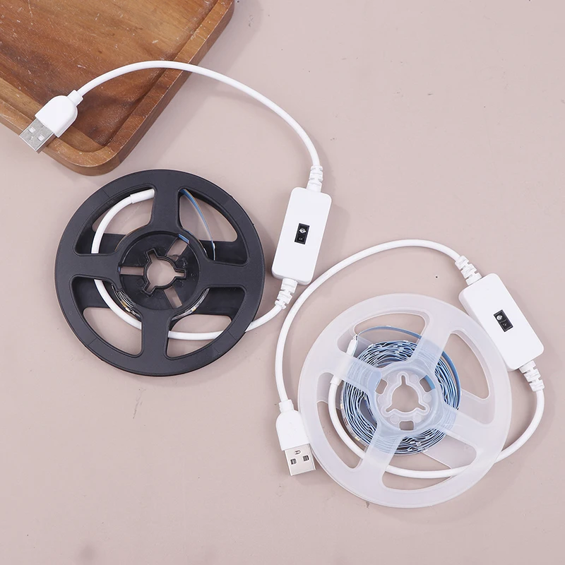 

1Pc DC 5V Lamp USB Motion LED Backlight TV Kitchen LED Strip Hand Sweep Waving ON OFF Sensor Light Diode Light Double-sided Tape