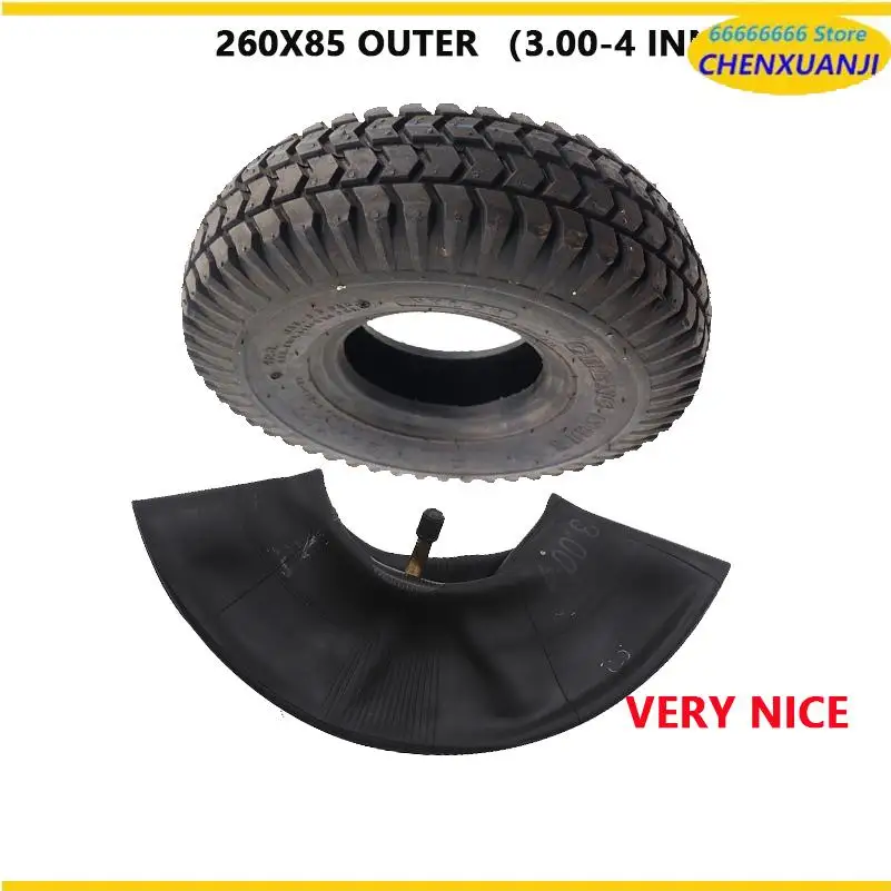 3.00-4 ( 260x85 ) tyres inner tube for Gas scooter bike wheelChair motorcycle 10''Electric Scooter Wheel tires