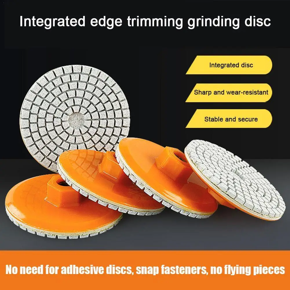 8/10cm Ceramic Tile Edge Grinding Disc M14 Thread Dry For Ceramic Tile Edge Grinding Disc Polishing Wheel Tool ﻿