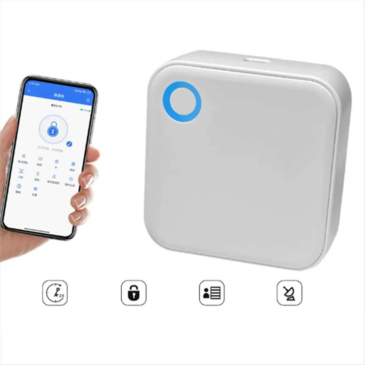 2025 New Smart TTLock APP G5 Gateway Remote Control Unlock Bluetooth to Wifi Router for Home Security for Real-Time Monitoring