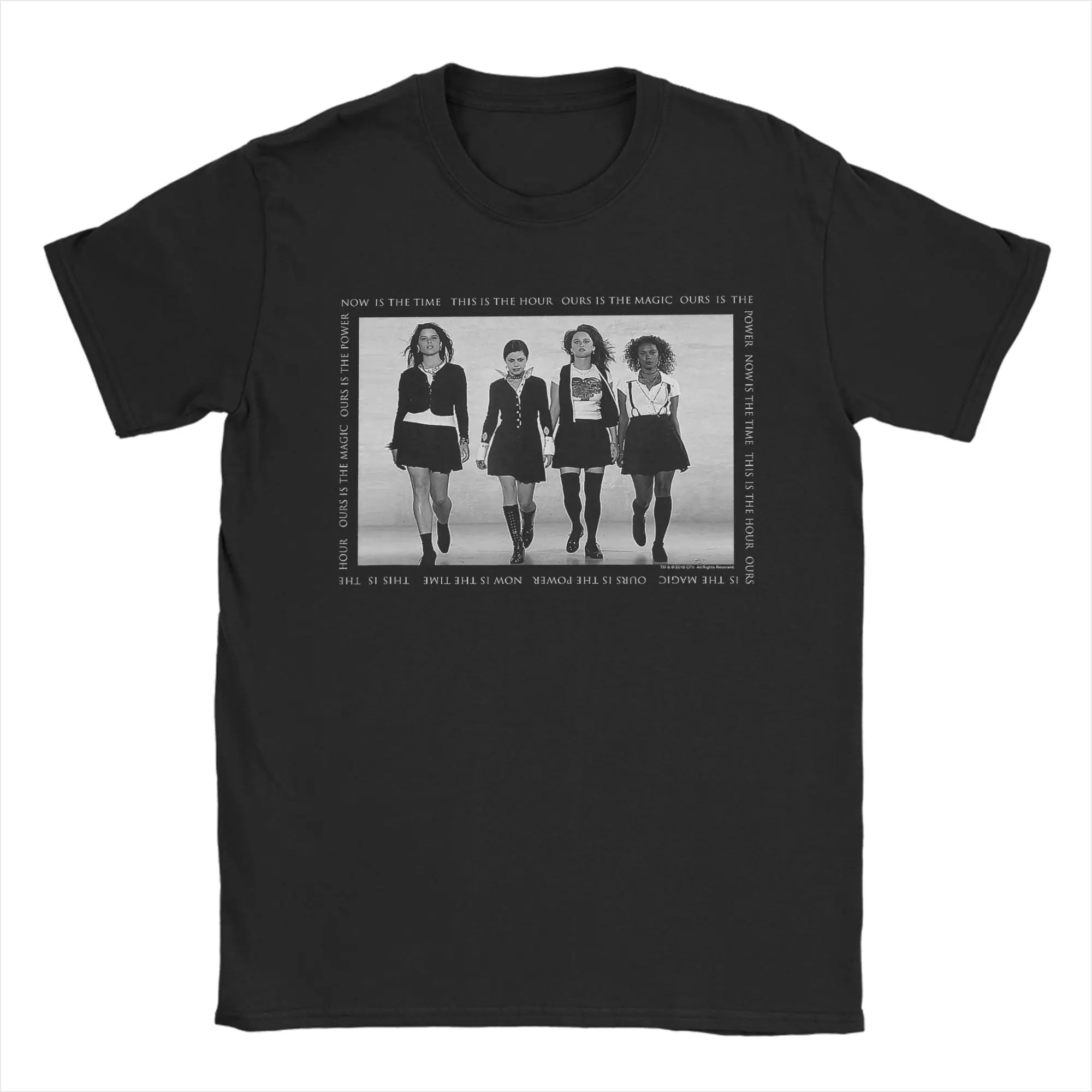 Men's T-Shirts The Craft Now is The Time Square Text T Shirt Vintage 100% Cotton Tees Short Sleeve T Shirts O Neck Tops Gift
