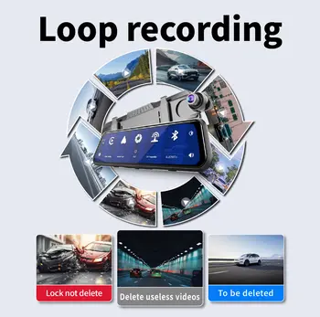 10 best sales Camera hành trình gương chiếu hậu - №3