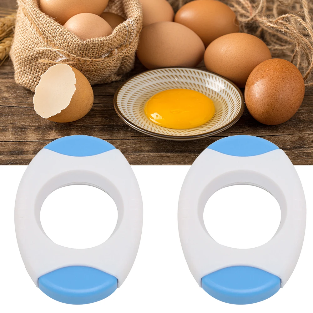 Simplify Your Meal Prep with Our Convenient Set of 2 Easy to Use Egg Shell Openers Designed for Every Cook's Needs