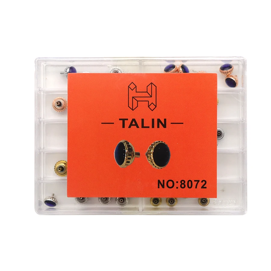 Ремонт аксессуаров для часов, корона серии синих воздушных шаров, кварцевая механическая головка в штучной упаковке, длинная плоская трубка