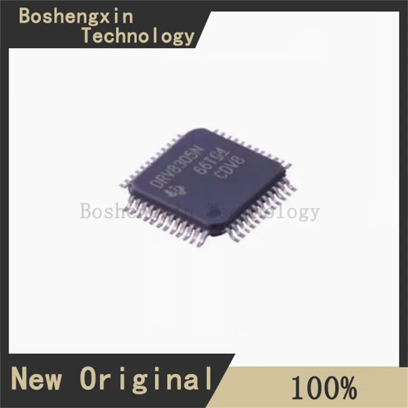 1Pcs DRV8305NPHPR 45V Max Three-Phase Smart Gate Driver with Current Shunt Amplifier and SPI HTQFP-48 DRV8305