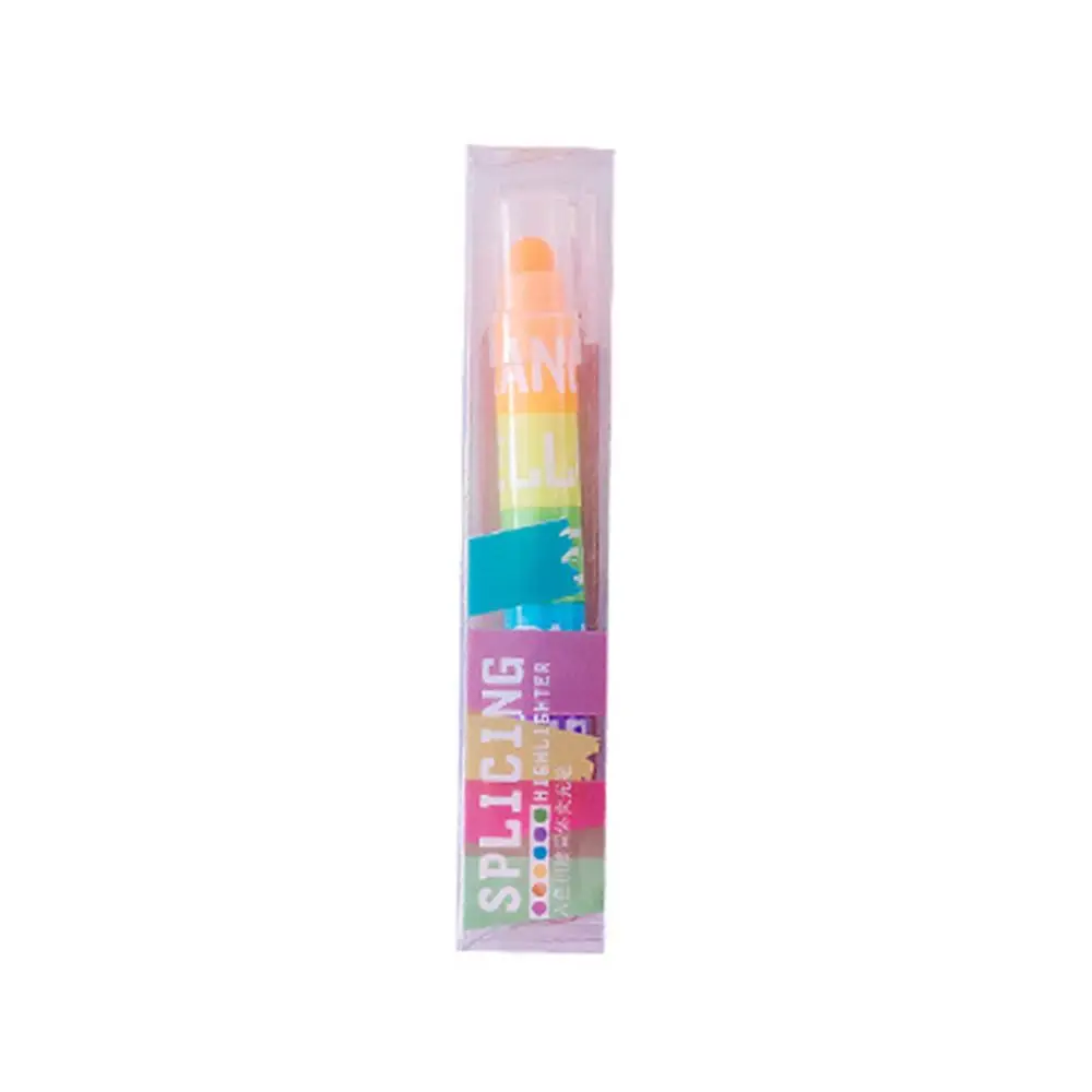 

Jelly Colorful Crayon School Office Supplies Graffiti Highlighter Marker Pen Painting Pens Solid Fluorescent Pen Color pen