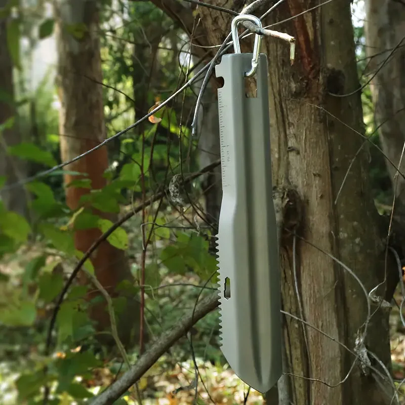 

Портативная многофункциональная лопата из чистого титана, специализированная садовая лопата, инструменты для кемпинга, пеших прогулок, уличных инструментов