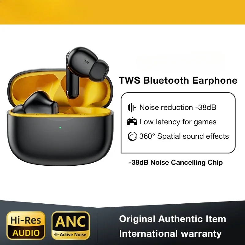 Cost-effective Active Noice Cancellation Bluetooth Earphones ENC Call HIFI Stereo Superb Bass Wireless Earbuds Sport Gaming New