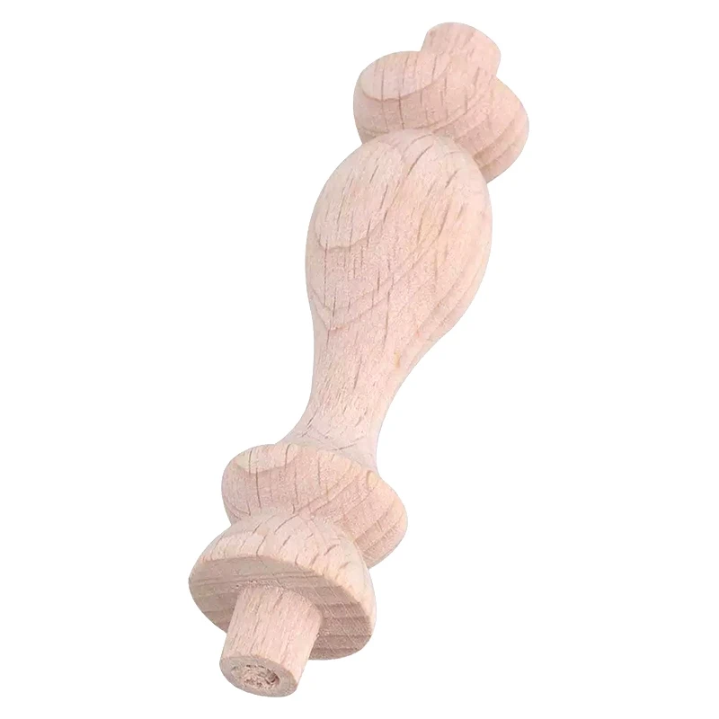 20 Pcs 7.6X1.8cm Beech Unpainted Unfinished Wood Craft Spindles Baluster for Home Restaurant Decor Repair Decoration