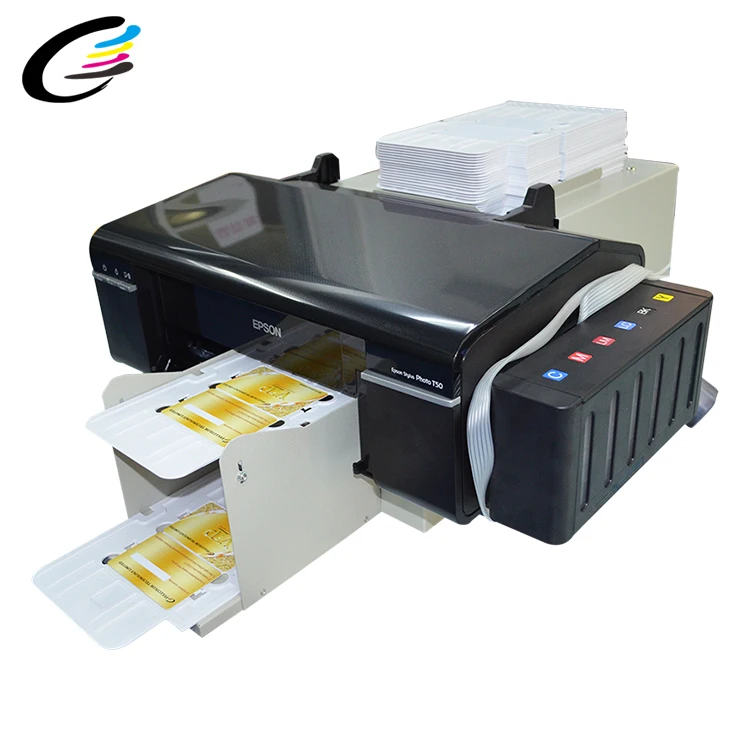 FCOLOR Professional Card Printer for PVC Business ID Card DVD Inkjet Printing