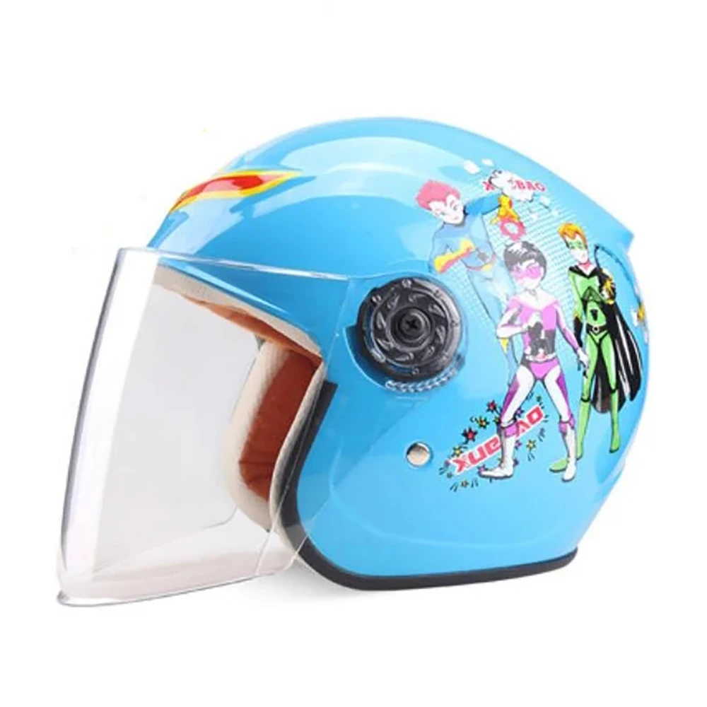 Children\'s Helmet  Motorcycle Child Protective Cap Electric Car Four Seasons Cartoon Cute Child Safety Helmet