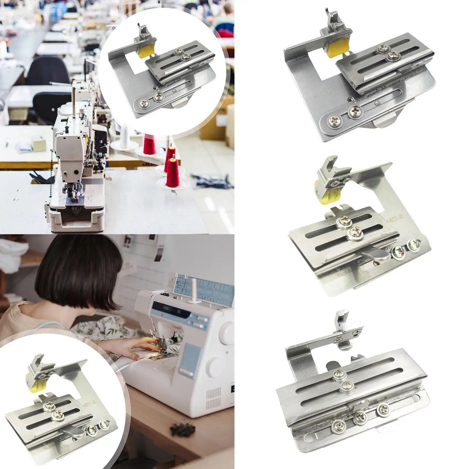 

Presser Foot Adjustable Portable Steel Professional Spare Attachments Universal Multifunctional Replaces Shirring Pleating Foot