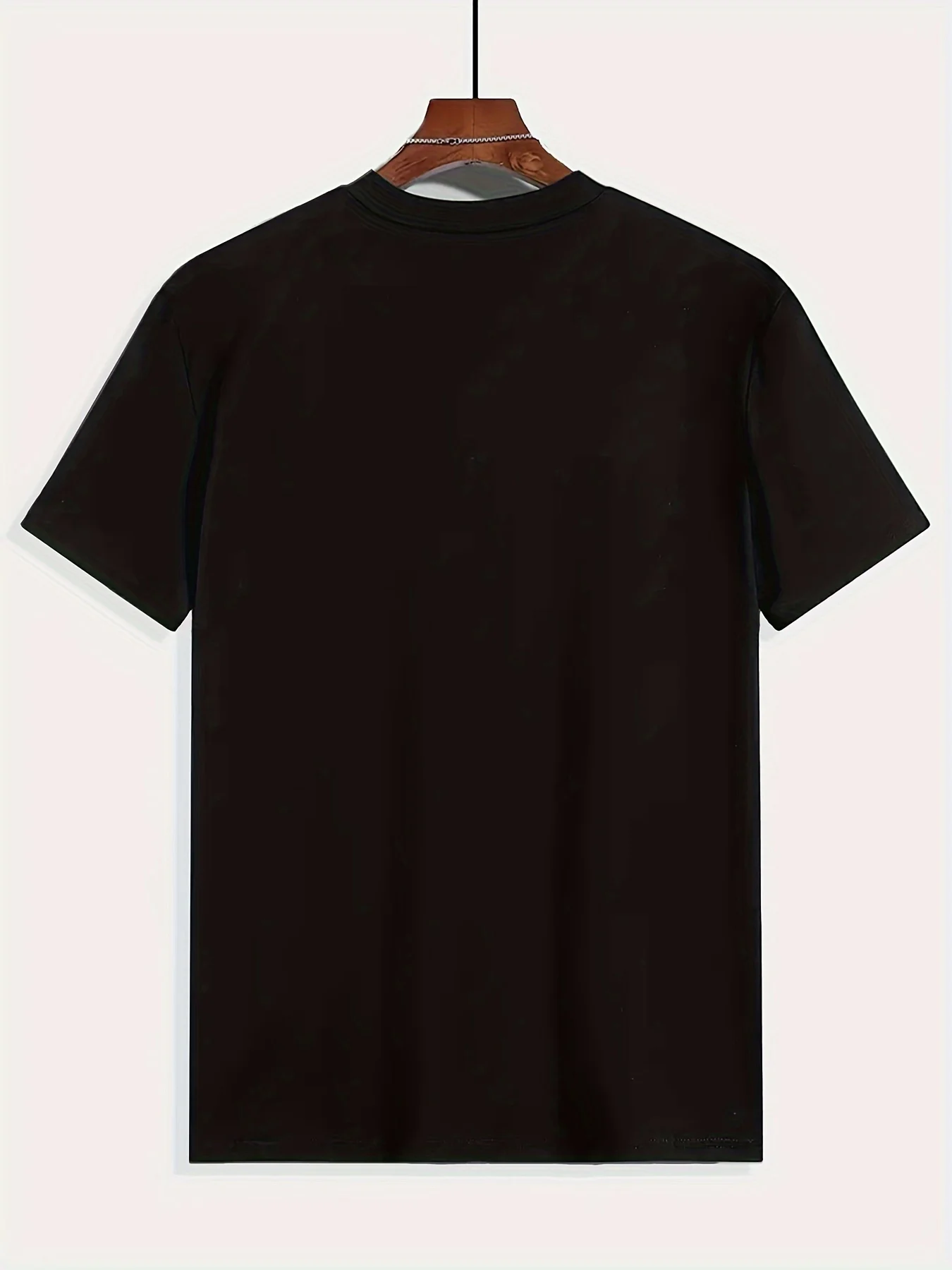 Summer leisure beer printed round neck T-shirt-100% cotton, conventional tailoring, outdoor personalized top.
