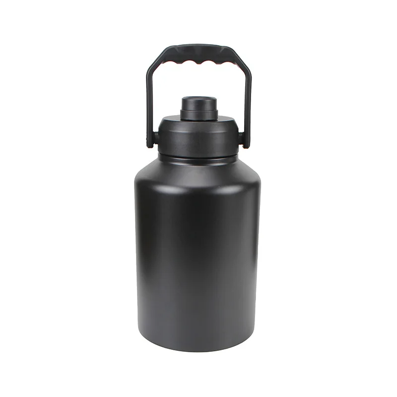 

Outdoor camping large capacity ice bucket 304 stainless steel double layer thermos cup portable kettle refrigerator