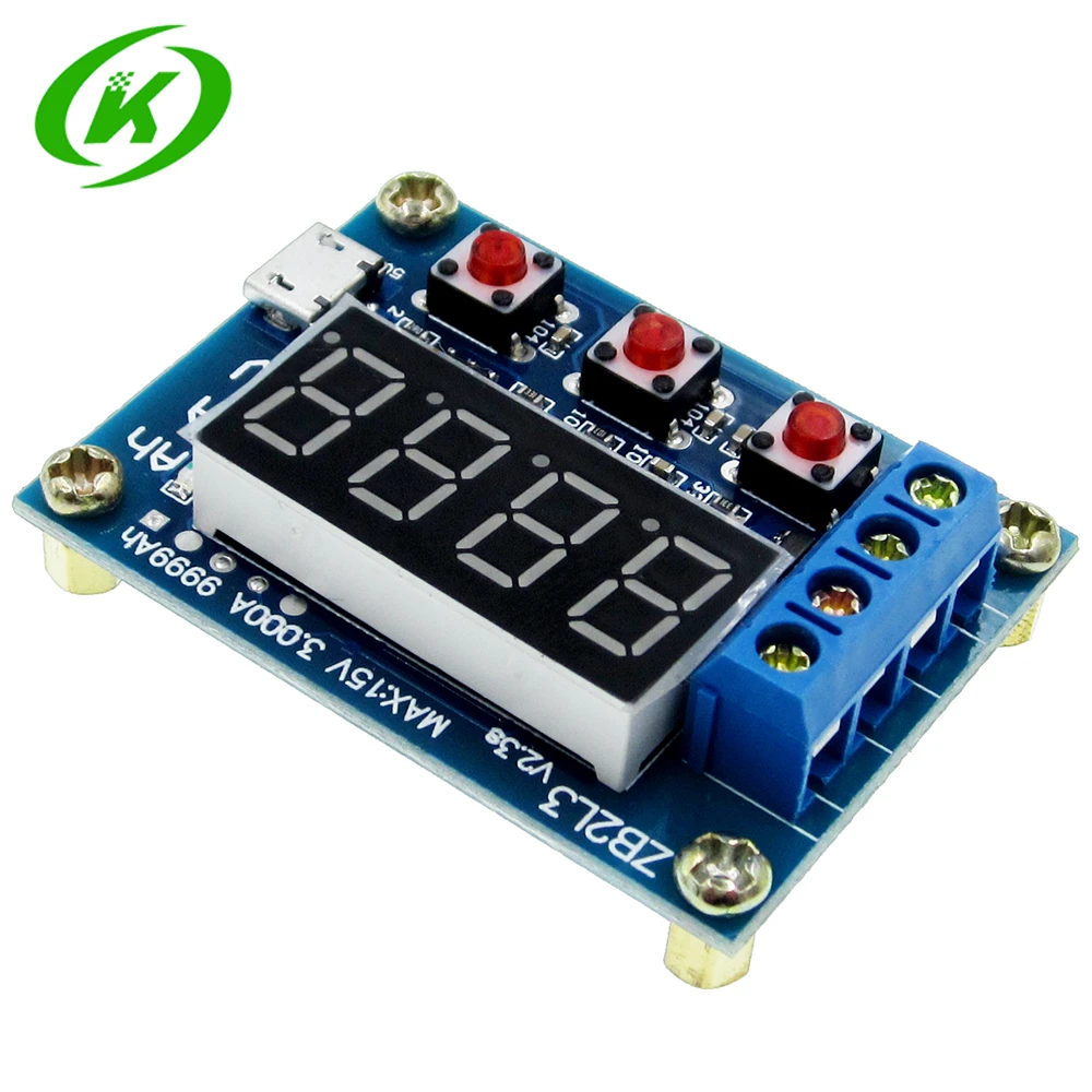 1.2v 12v 18650 Li-ion Lithium Battery Capacity Tester + Resistance Lead-acid Battery Capacity Meter Discharge Tester