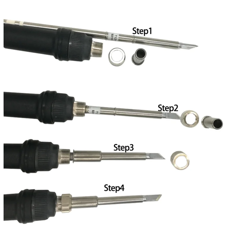 T12 75W Digital Soldering Iron StationTips Welding Rework Station temperature adjustable control microcontroller