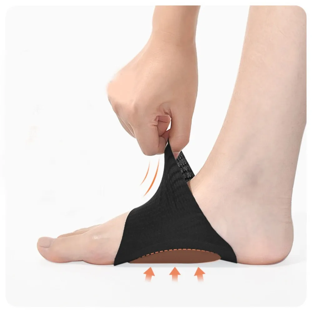

Accessories Soft Arch Support Silicone Ultra-thin Correction Insoles Breathable Comfortable Orthopedic Pad
