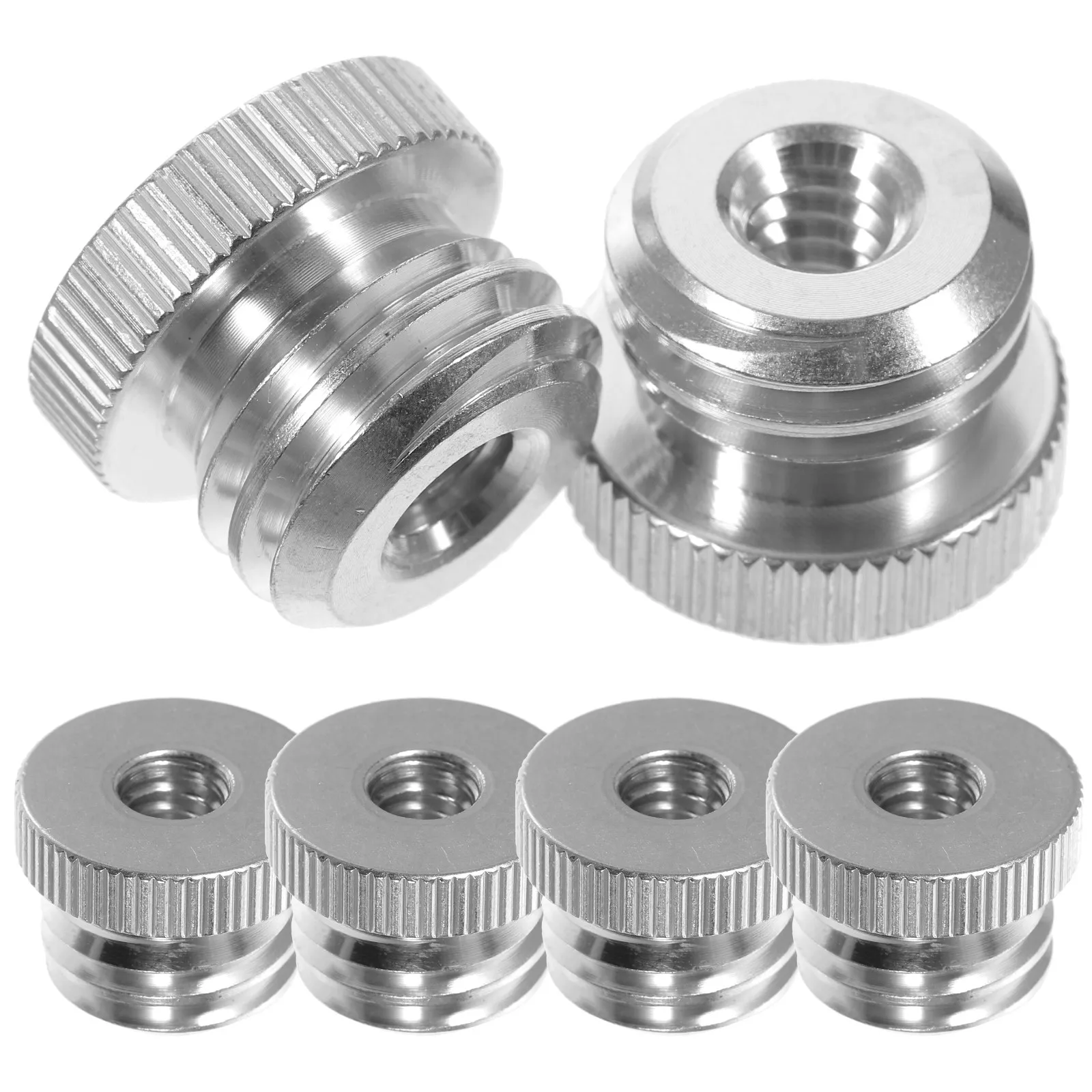 6Pcs Tripod Thread Adapter Screw Camera Conversion Nut 14 Female to 58 Male Mounting Screw for Gradienter Camera Conversion Nut
