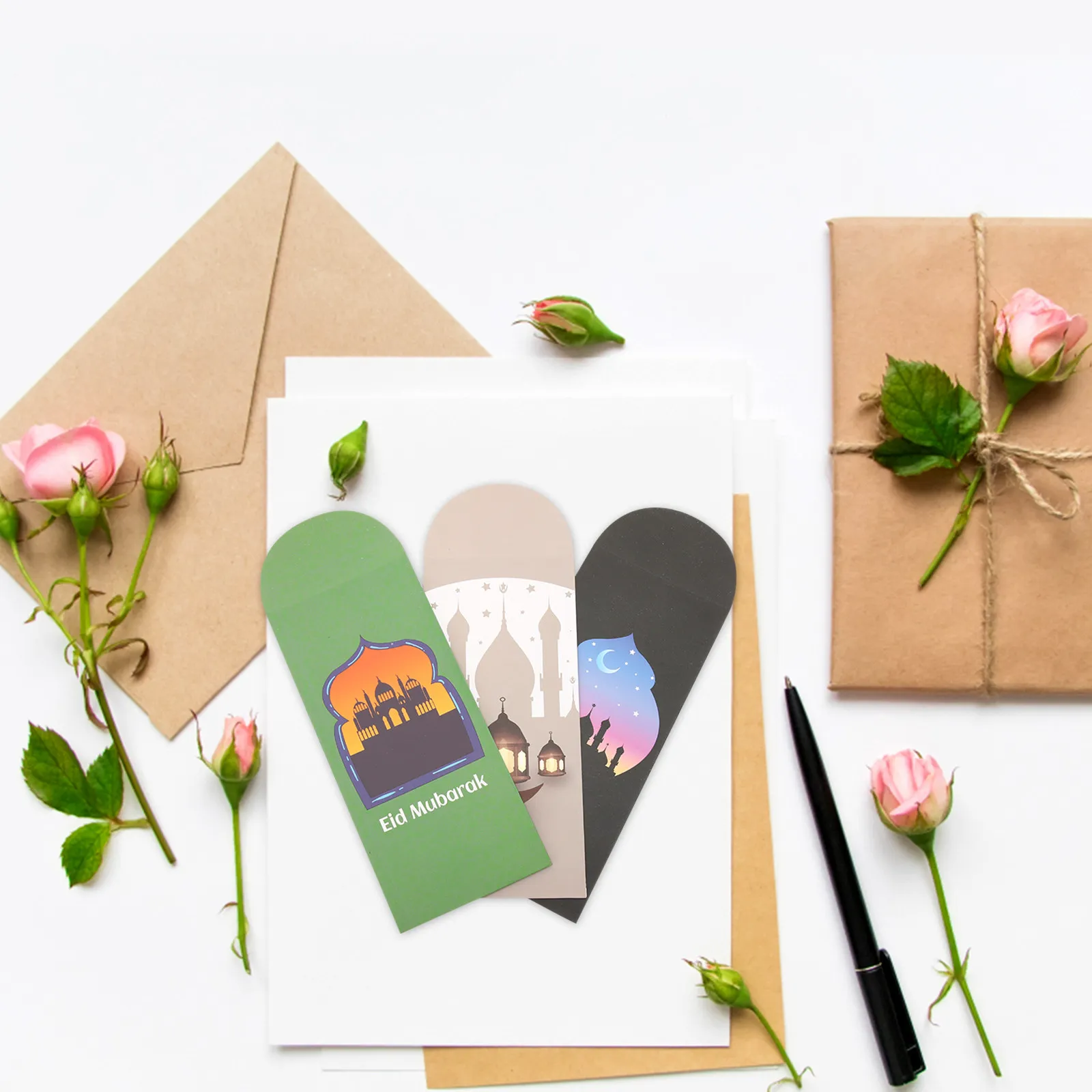 

18 шт. конвертов для Рамадана и Ид Мубарак, бумажные конверты для денег и подарков, декоративные конверты для вечеринок, конверты для писем