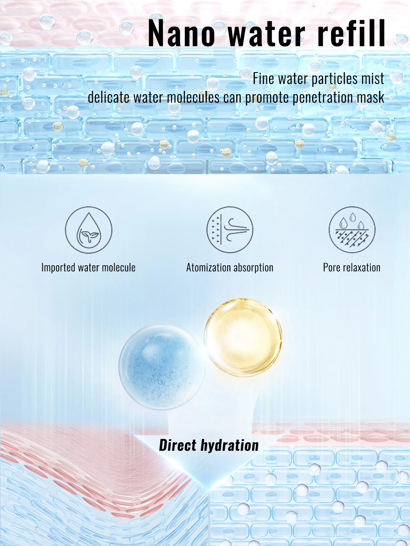 KSKIN Ozone  Professional Facial Mist Sprayer For Skin Face Steamer Deep Cleaning Ionic Facial Steamer