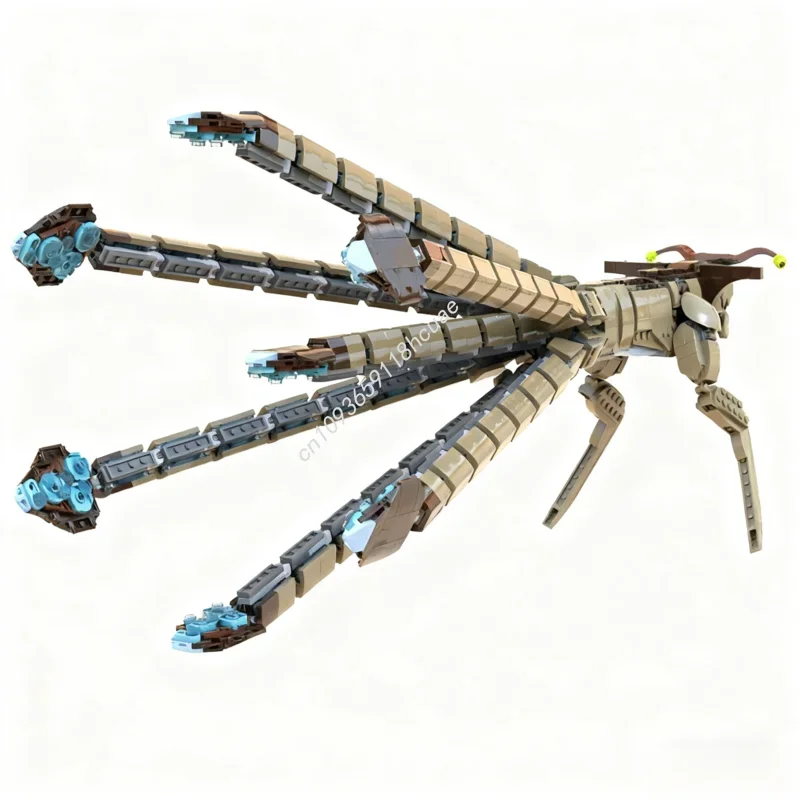 2073 Uds. MOC Emperador marino levitán Subnautica modelo bloques de construcción ensamblar juguetes modulares artesanía creativa regalos de navidad