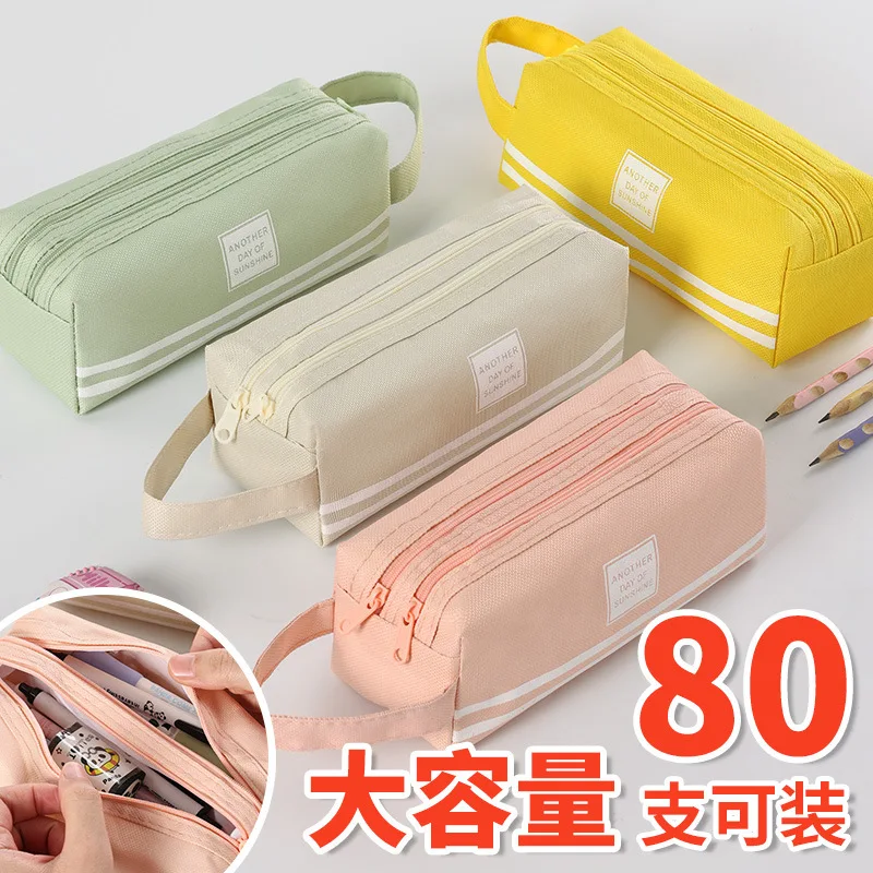 1Pc Fashion Storage Cosmetic Bag Waterproof Toiletry Wash Kit Storage Hand Bag Pouch for Women Men Male Kid Pencil Case Bag