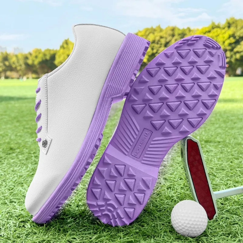 Sapatos de golfe femininos para caminhada, treino e grama artificial._voghion.com